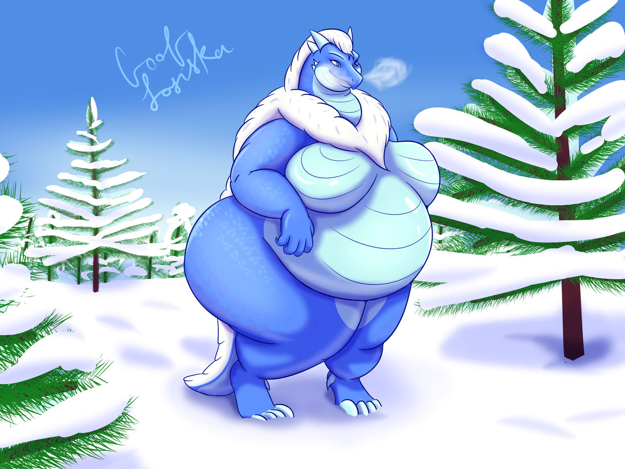Snow dragon