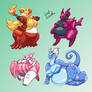 MCPF 12 Four Nidoqueen Fusions