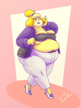 Isabelle Tries on a New Outfit