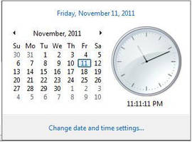 Screen Shot of 11:11:11 on 11-11-11