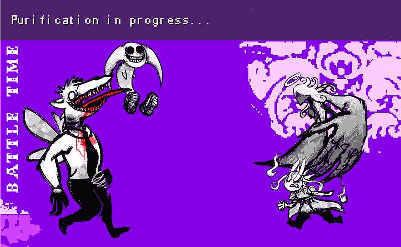 Fake OFF Battle (Animated) by Pheoniic on DeviantArt