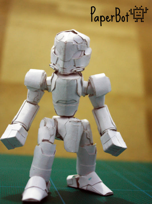 Paperbot Basic 1 model front by PaperBot on DeviantArt