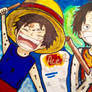 Ace and Luffy