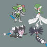 Kirlia Gardevoir Gothorita Gothitelle Tickled