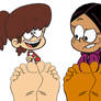 Lynn loud and Ronnie Anne feet Nickelodeon