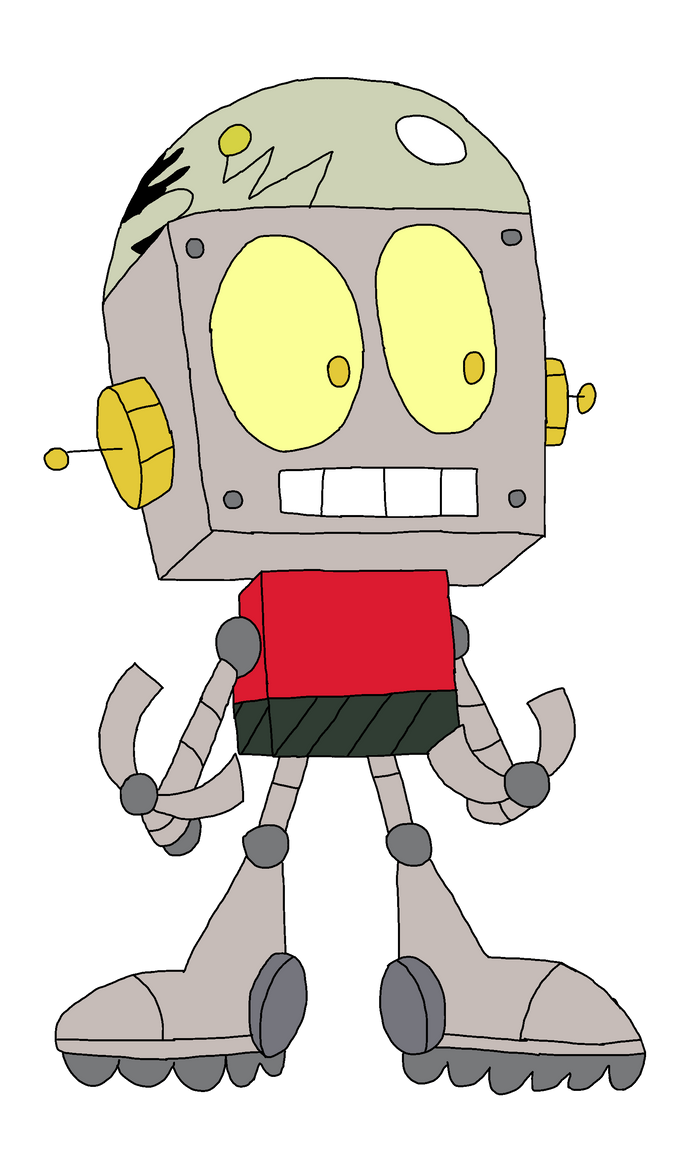 Robot Jones in ok ko art style by Kabutopsthebadd on DeviantArt