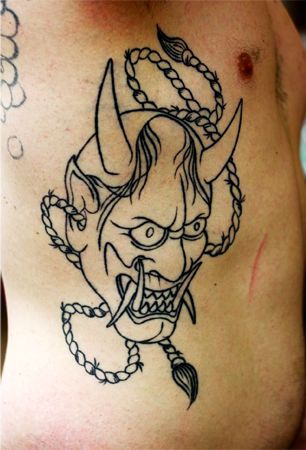 oni mask 1st sitting