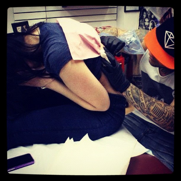 me tattooing again