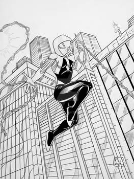 Spider-Gwen Inked