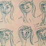 Fluttershy Expression Study  #amuletofshades