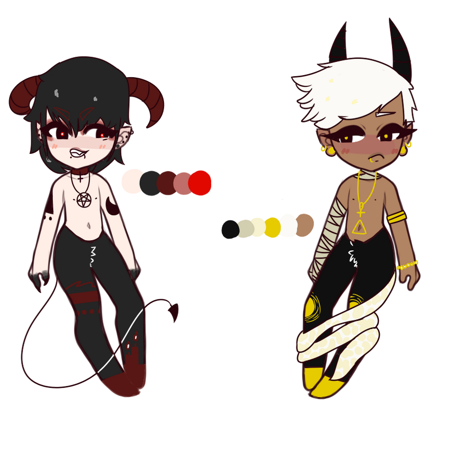 Devil Boy Customs 3 and 4 by breakout adopts on DeviantArt