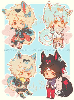 Auction : Lucky Baby Species Set 4 [CLOSED]