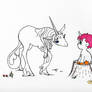 Inktober 2016 Day 18 Unico and the Last Unicorn