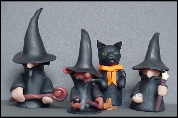 Witch's Coven Finger Puppets