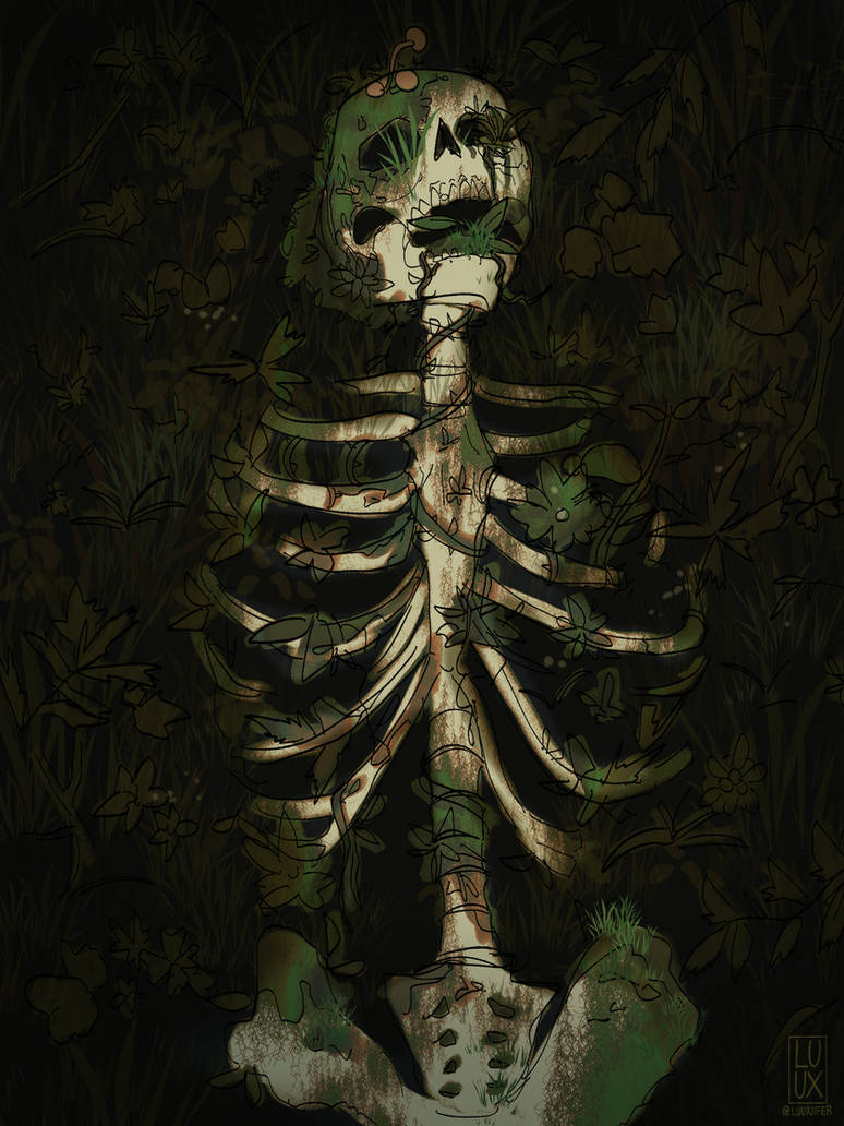 Skeleton - Ilustration practice by LUUXIFER on DeviantArt