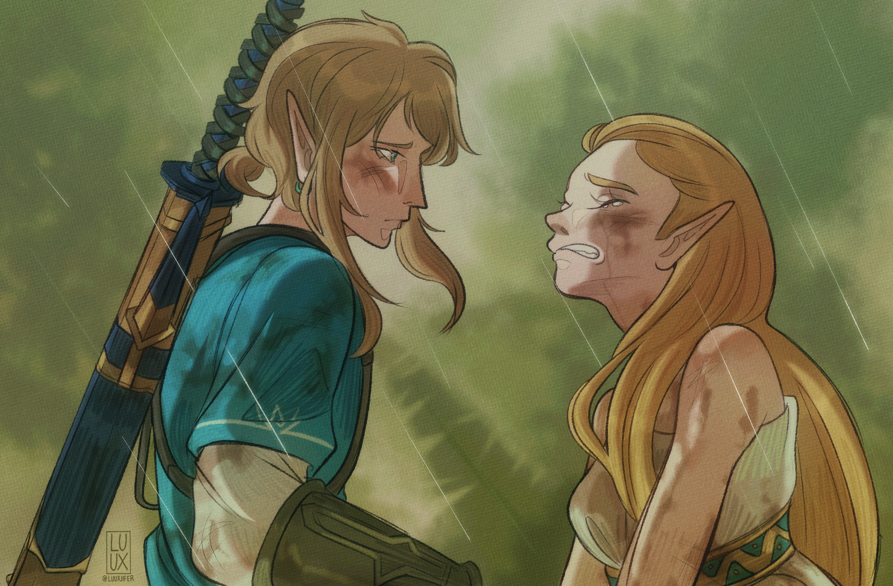 link and zelda fanart by foofightersfan111 on DeviantArt