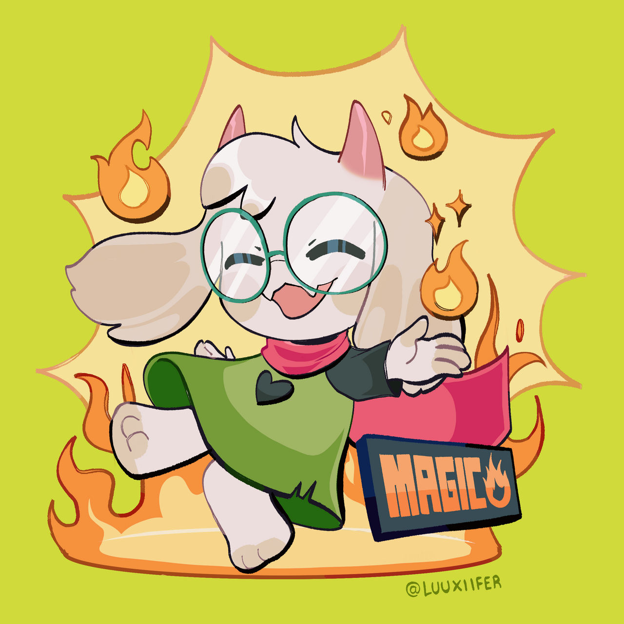 Lightner Ralsei Ralsei - Deltarune fanart by LUUXIFER on DeviantArt