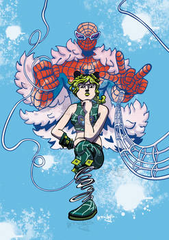 Jolyne + Spider-mingo