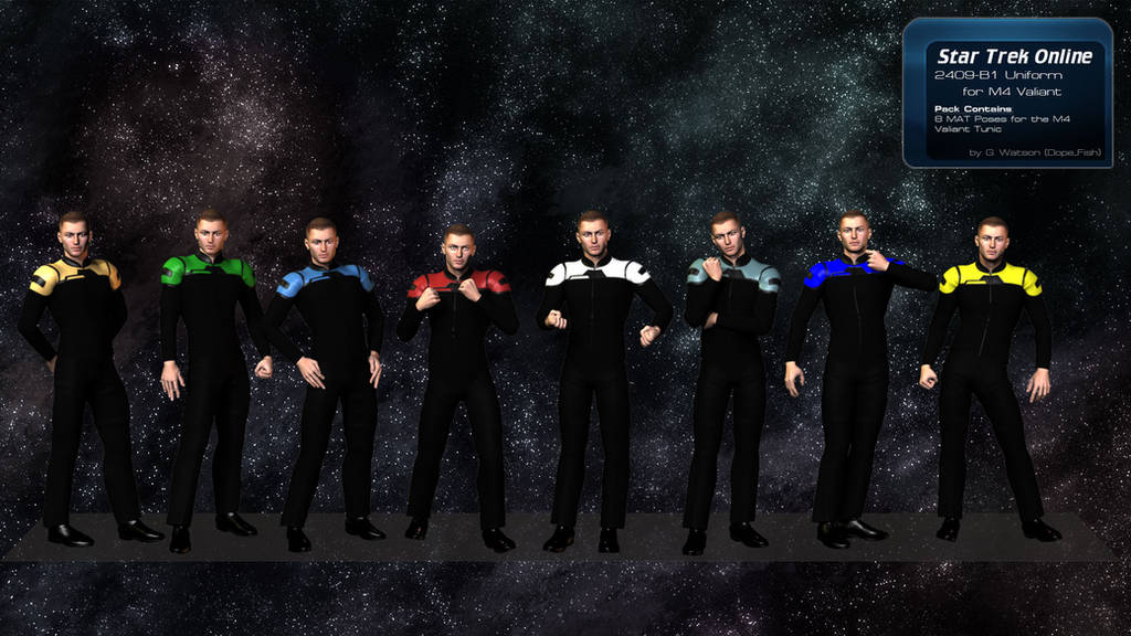 STO Uniform for Poser - Valiant M4 by DopiusFishius