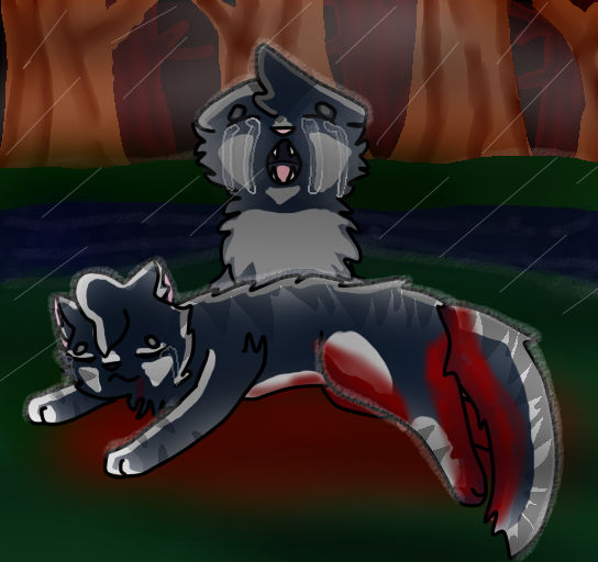 Slverstreams Death Silverstream's Death *redrawn* by NorthstarCat on DeviantArt