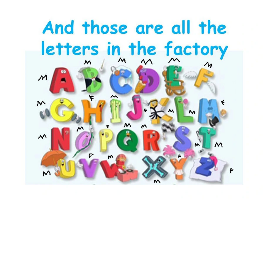 The Letter Factory Trainers by Noah13442 on DeviantArt