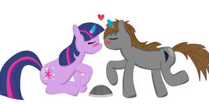 Justin and Twilight- Leaning In