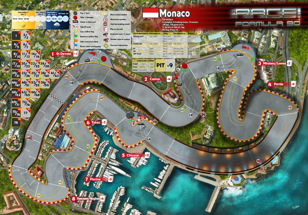 Race! Formula 90 Expansion #1 Monaco track