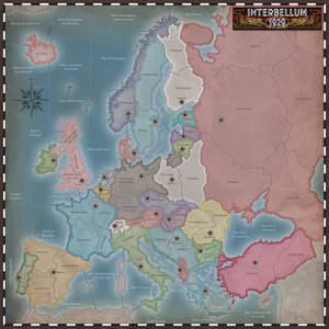 Interbellum 1929 board map