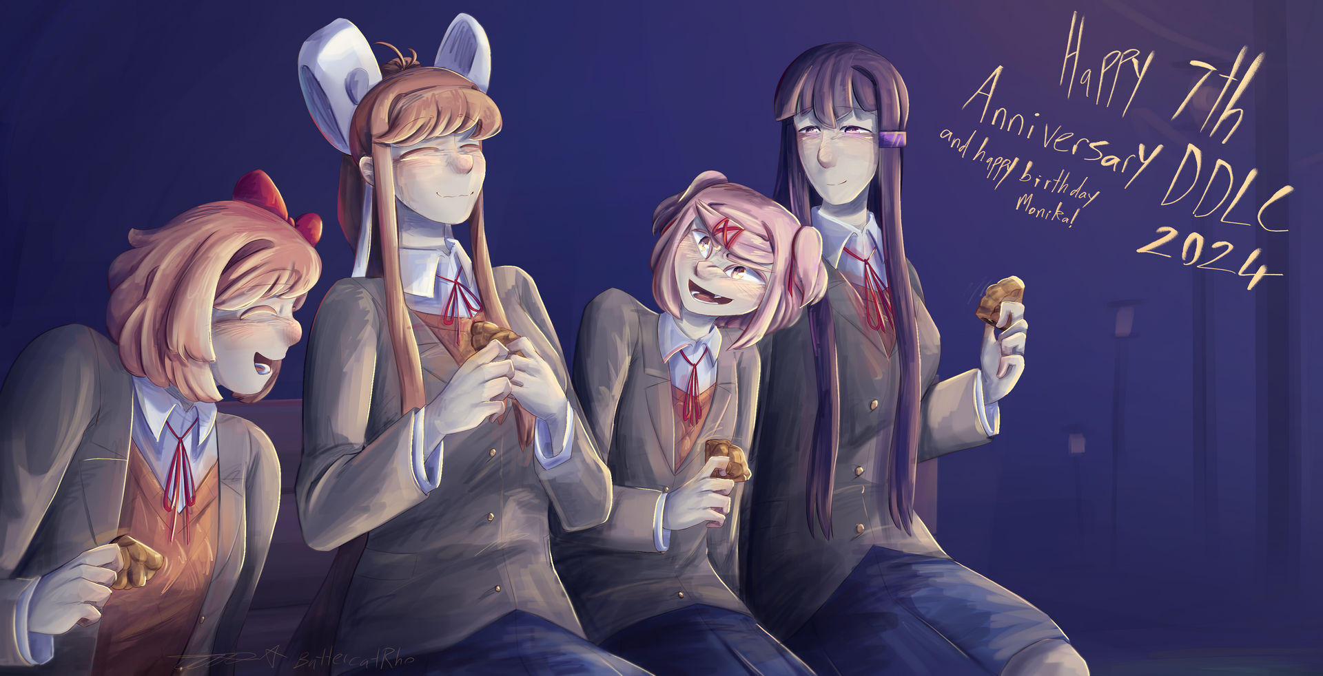 Ddlc Rigs DDLC Anniversary 2024 by ButtercatRho on DeviantArt
