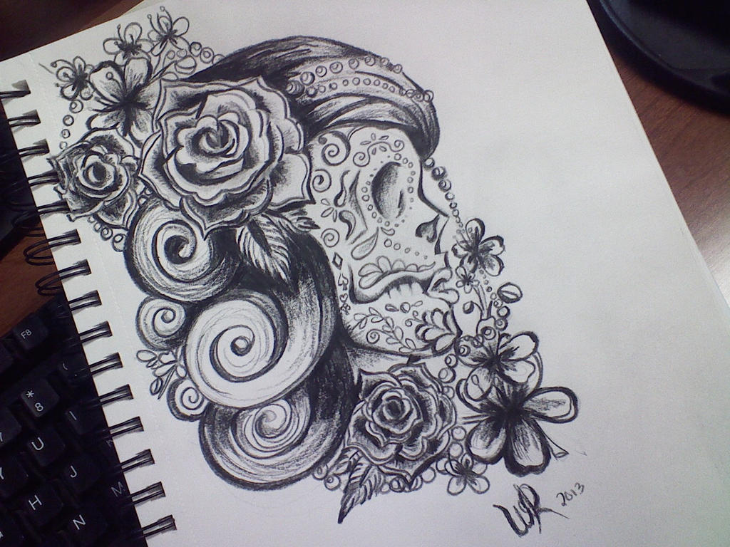 Sugar Skull Design - Sketch