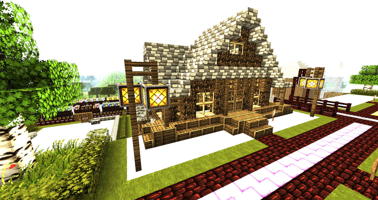 Minecraft Wallpapers House By Nsgeo On DeviantArt minecraft-wallpapers-house-by-nsgeo-on-deviantart