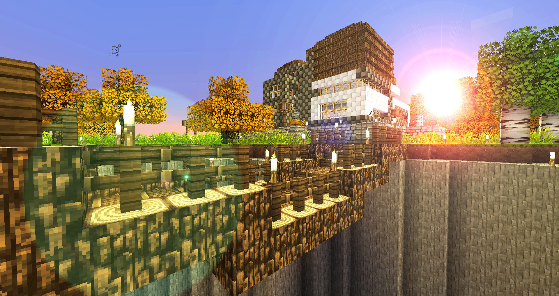 Minecraft Wallpapers House In The Sunset By Nsgeo On Deviantart Minecraft Wallpapers House In The Sunset By Nsgeo On Deviantart