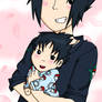 Sasuke and baby Sanosuke