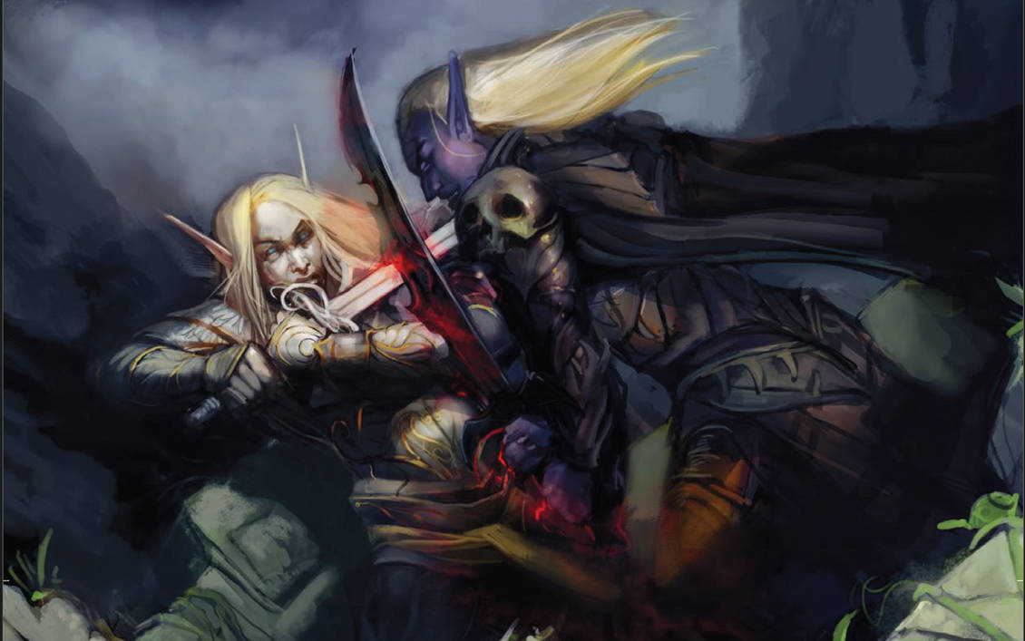 Elf Vs Roper The Armageddon Echo 2, Elf vs Drow by lostsole31 on DeviantArt
