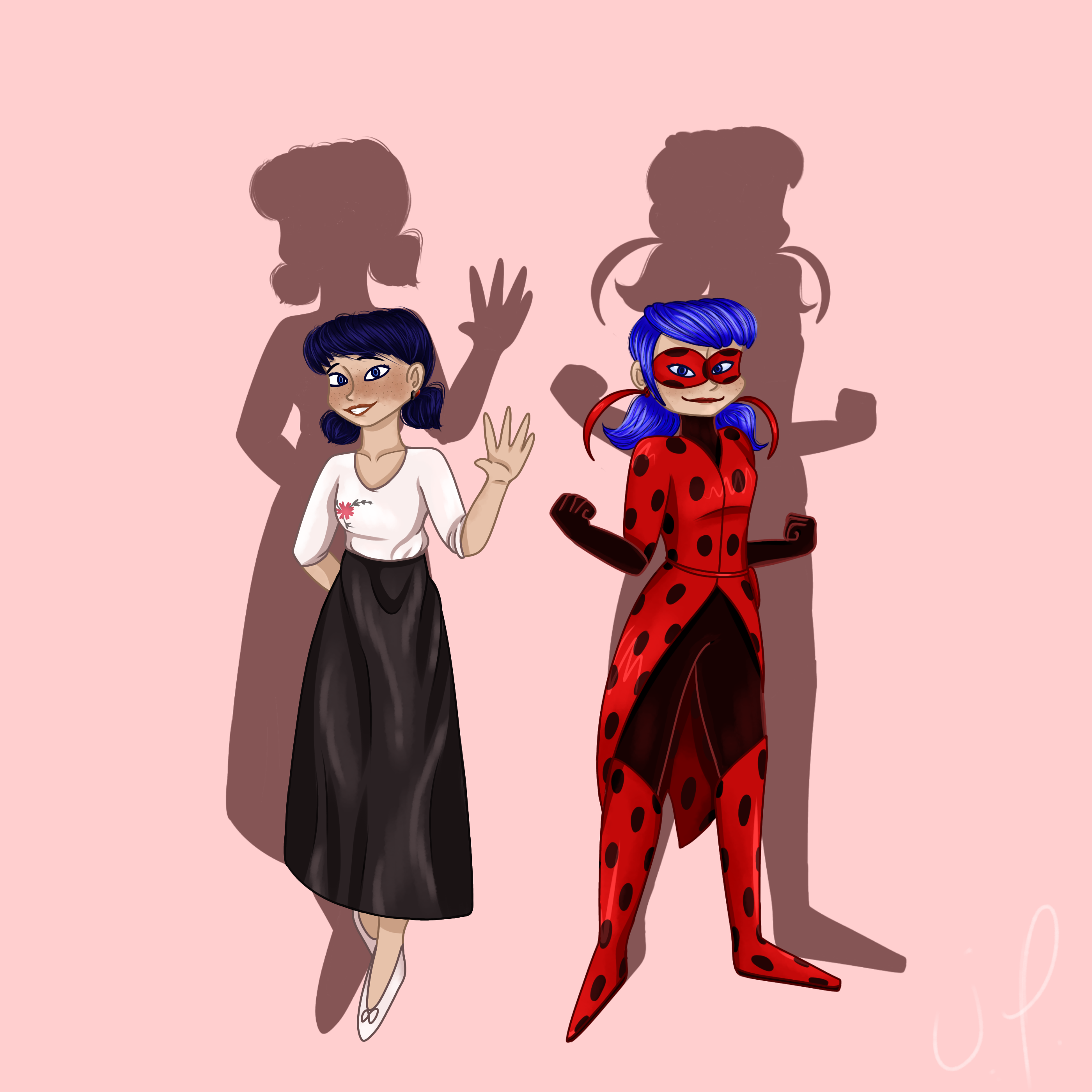 Redesign of Marinette/ Lady Bug by Just-Pauline on DeviantArt