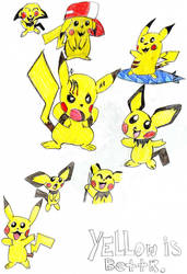 Pikachu and pichu