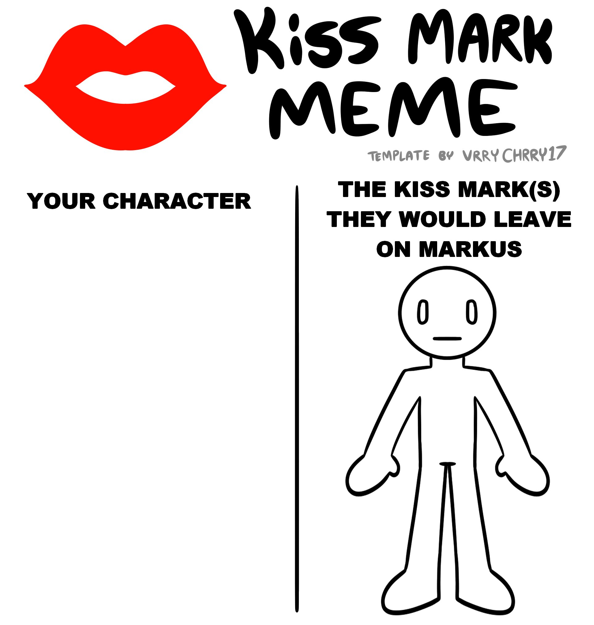 Kiss Mark Meme for And Made By VrryChrry17 By Blakeharris02 On DeviantArt kiss-mark-meme-for-and-made-by-vrrychrry17-by-blakeharris02-on-deviantart