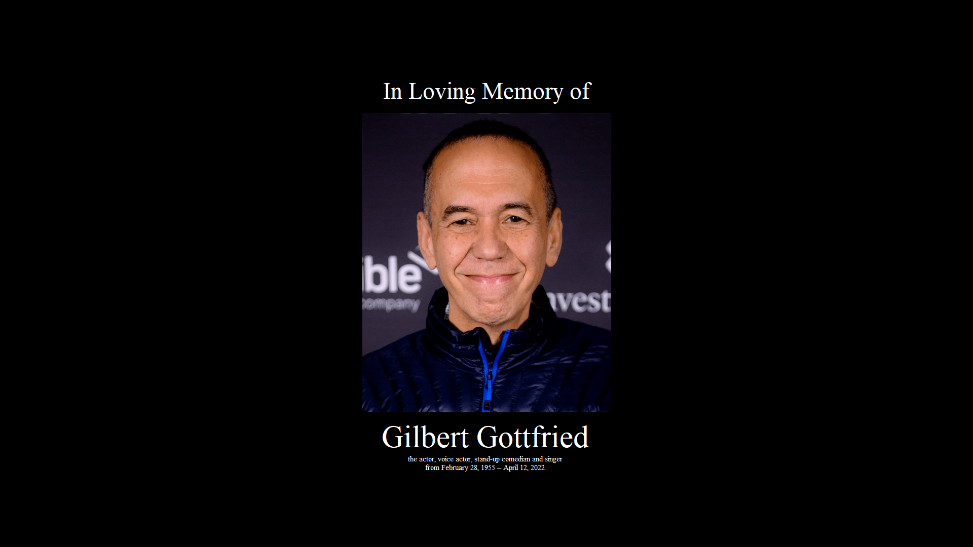 In Loving Memory of Gilbert Gottfried by Blakeharris02 on DeviantArt