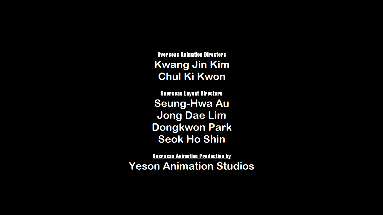 Layout Animation Credits Deviantart TDaMBS - Yeson Animation Studios credits by Blakeharris02 on DeviantArt