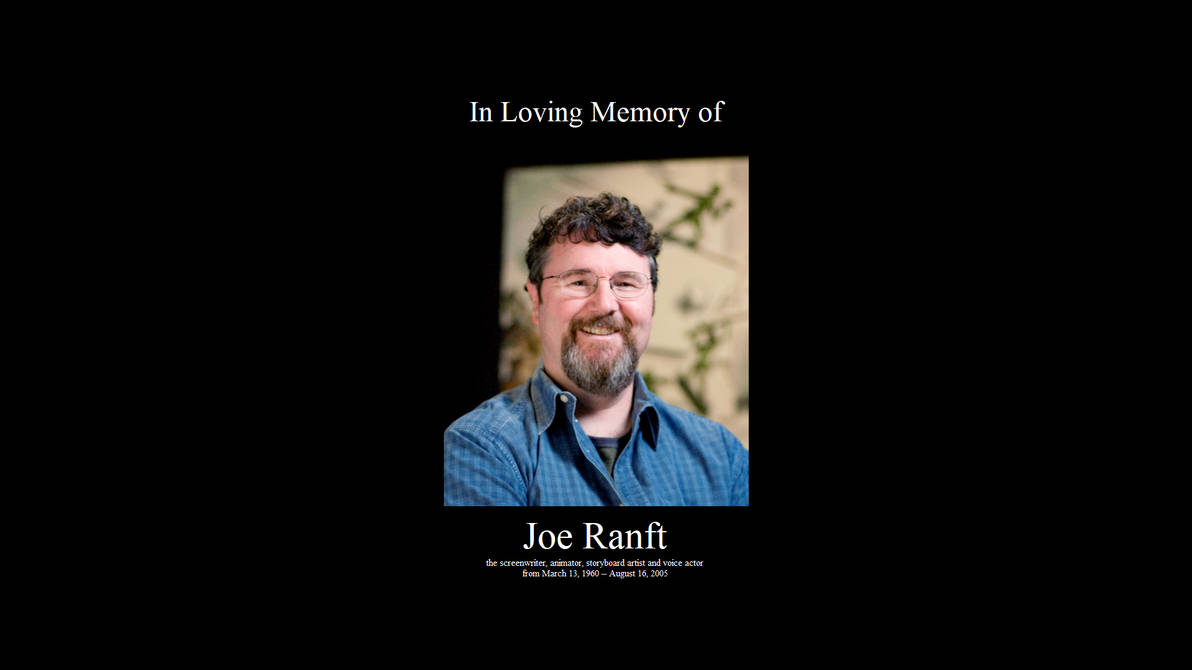 In Loving Memory of Joe Ranft by Blakeharris02 on DeviantArt