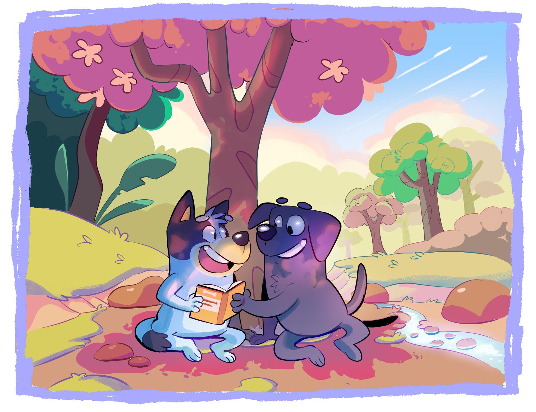 Bluey x JeanLuc (1) by ploommy by Blakeharris02 on DeviantArt