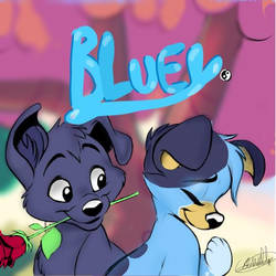 Bluey x Jean-Luc (Disney Style)