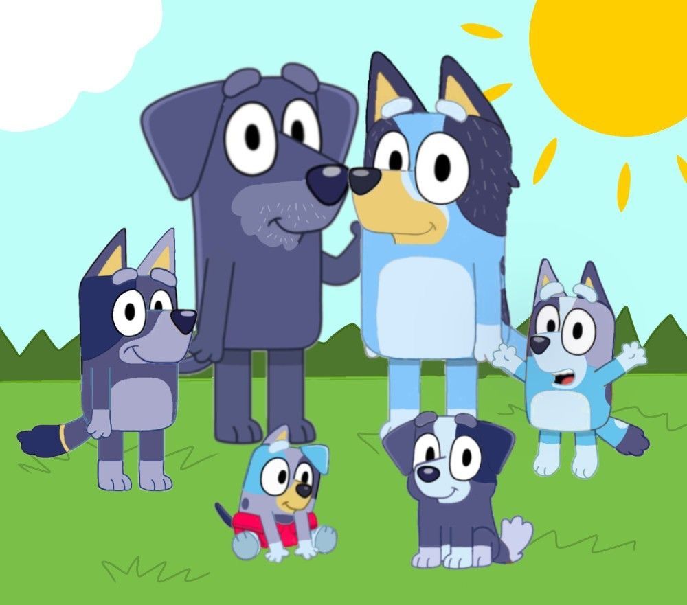Bluey x JeanLuc Growning up (with kids) by Blakeharris02 on DeviantArt