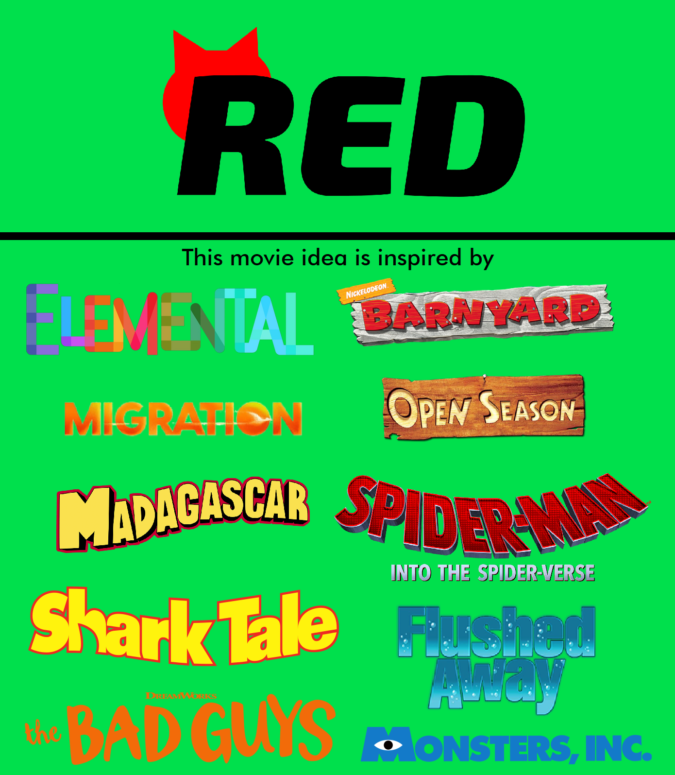 Red Credits Deviantart Red (2005) - Inspirations and Influences by Blakeharris02 on DeviantArt