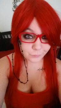 Grell Wig/Glasses Preview