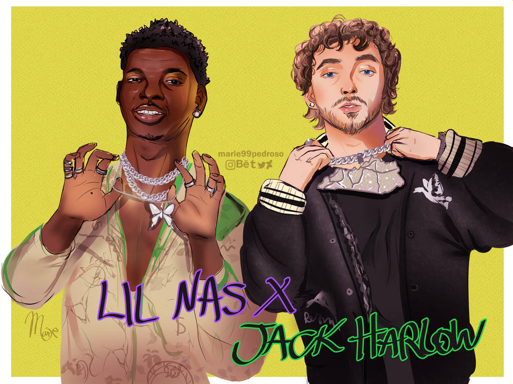 INDUSTRY BABY. Lil Nas X, Jack Harlow - Fanart by marie99pedroso on ...