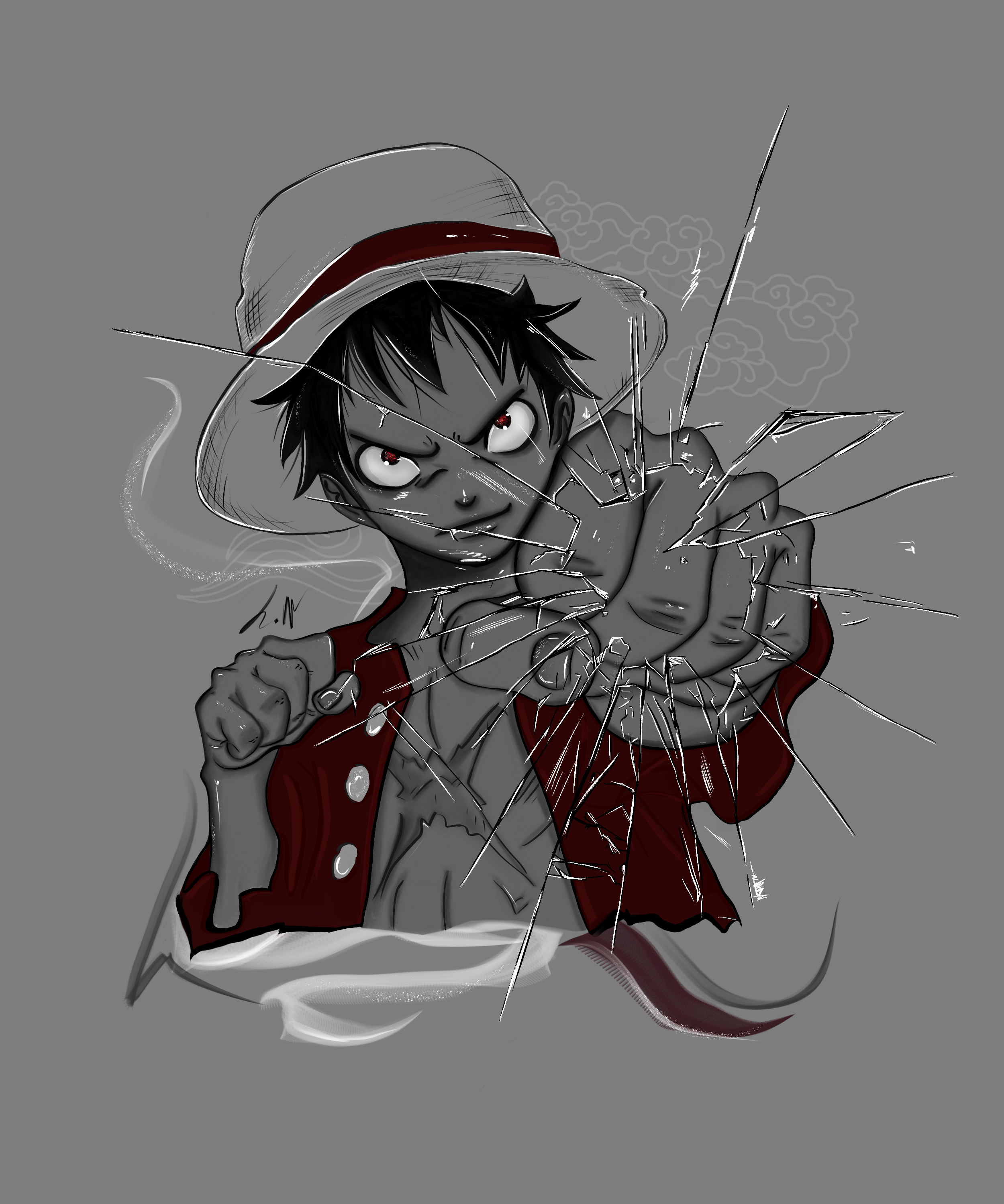 Luffy Gear 5 ! by Ranshiiki on DeviantArt