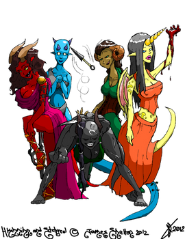 The Women of the Hkahnihn (Colored)