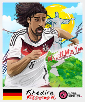 Stickers Brazil 2014: Sami Khedira