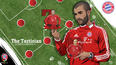 Josep Guardiola FC Bayern Munchen vector